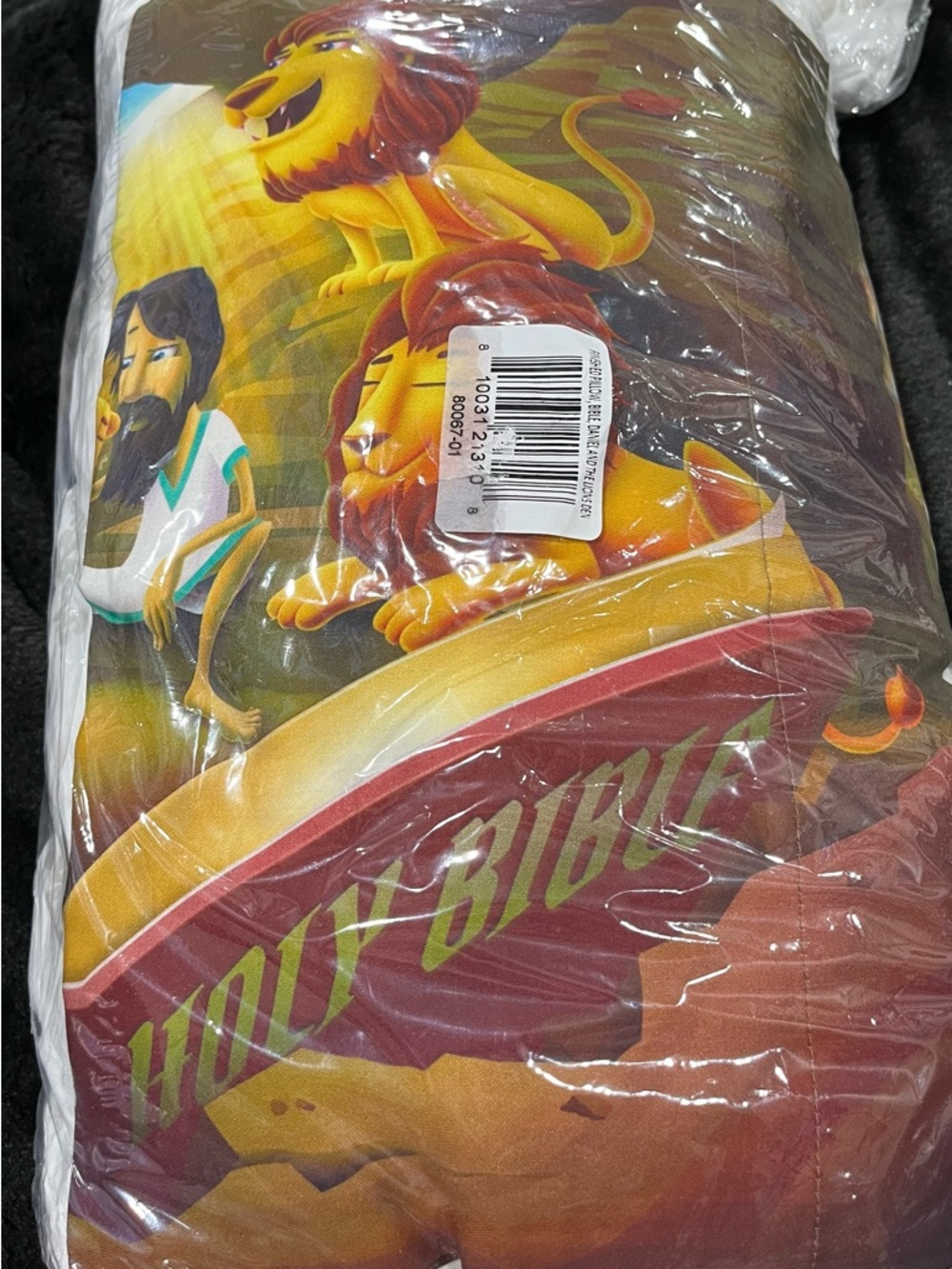 My Pillow Holy Bible Graphic Throw Pillow & pillow case - Red, Yellow, Brown